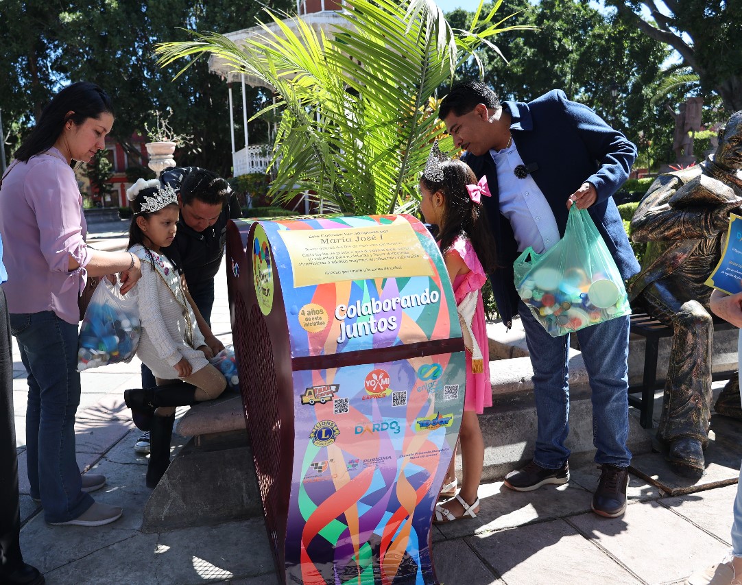Programa «Tapitas de Corazón» Inicia en Purísima del Rincón para Cuidar el Medio Ambiente y Ayudar a Adultos Mayores