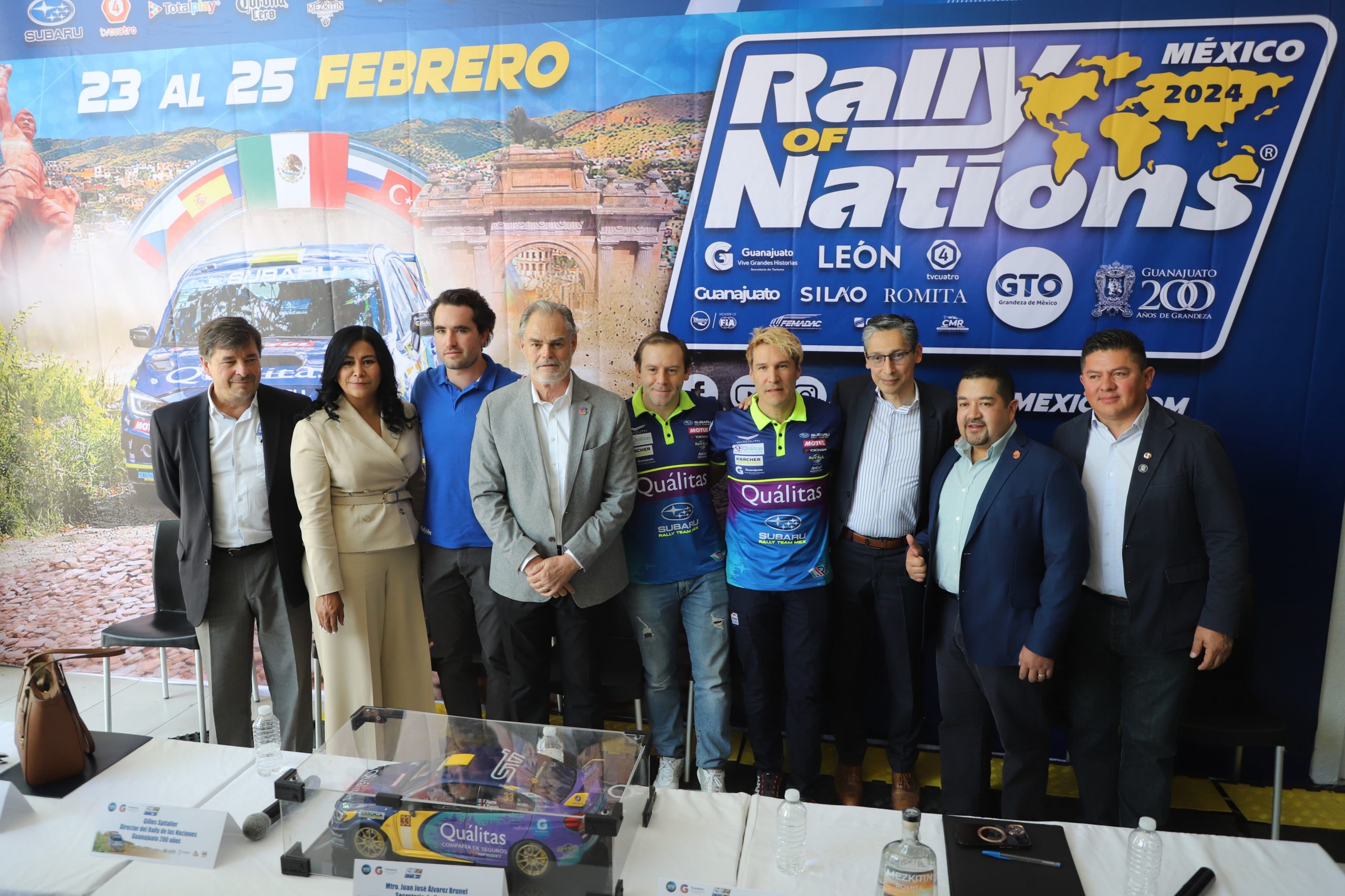 Más de 30 pilotos compiten en el Rally de las Naciones Guanajuato 200 años