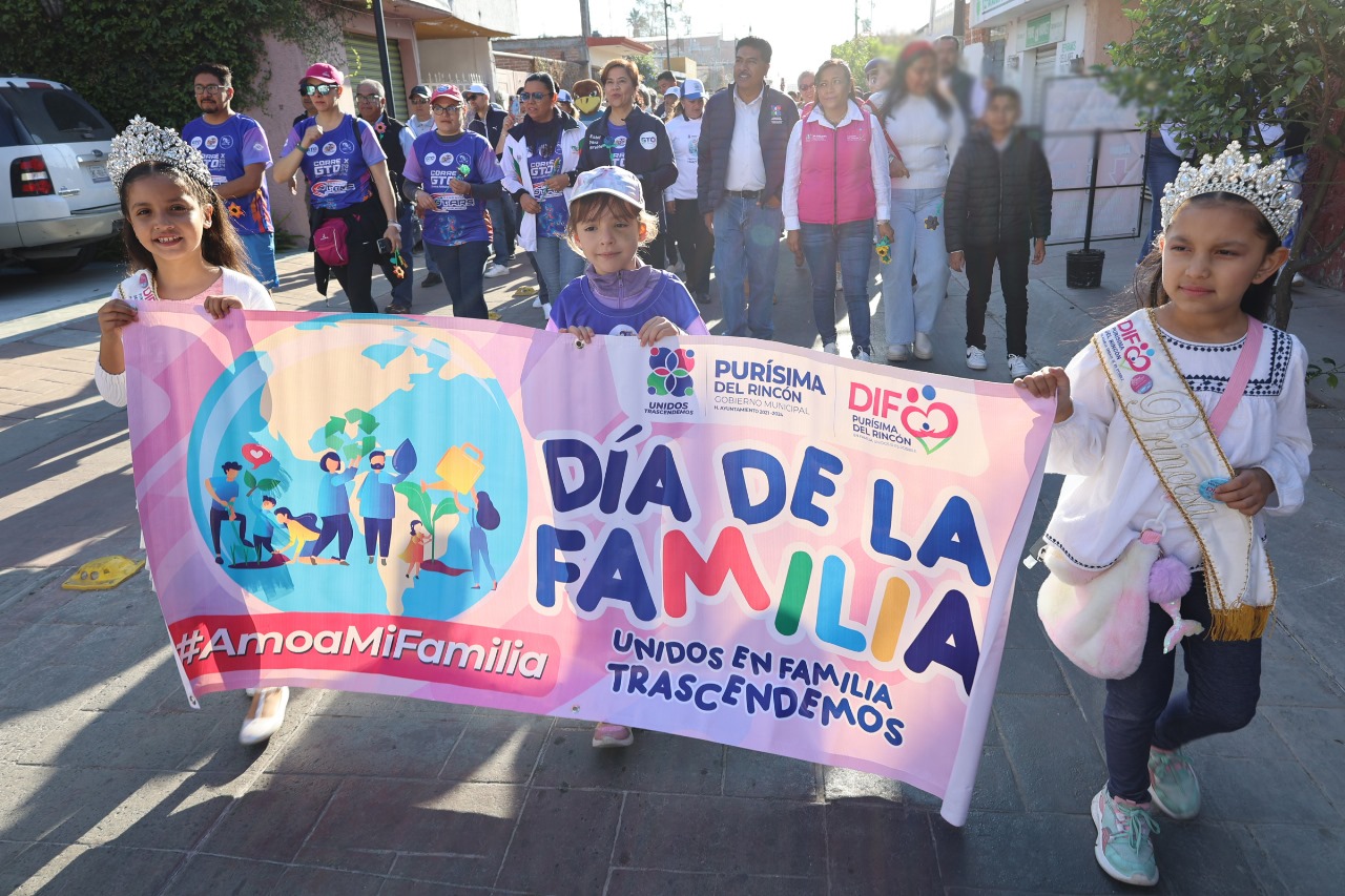 Purísima del Rincón celebra el Día de la Familia con anticipación y gran entusiasmo