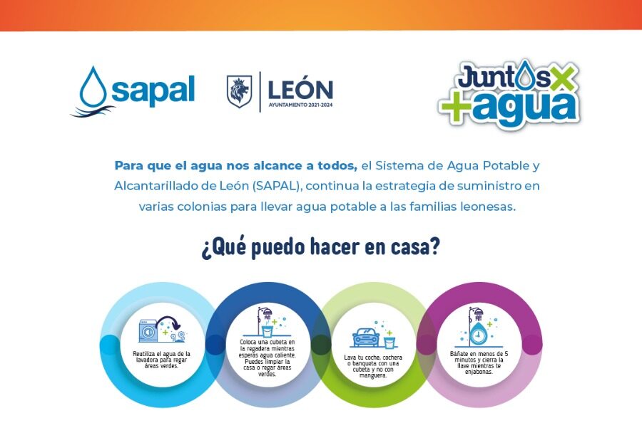 Comienza el Programa de Tandeo de Agua en León para 143 Colonias