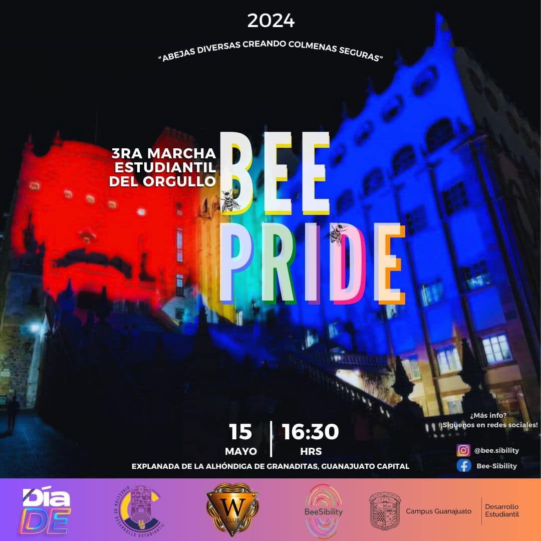 Convocan a la Tercera Marcha del Orgullo LGBTIQ+ en Guanajuato Capital