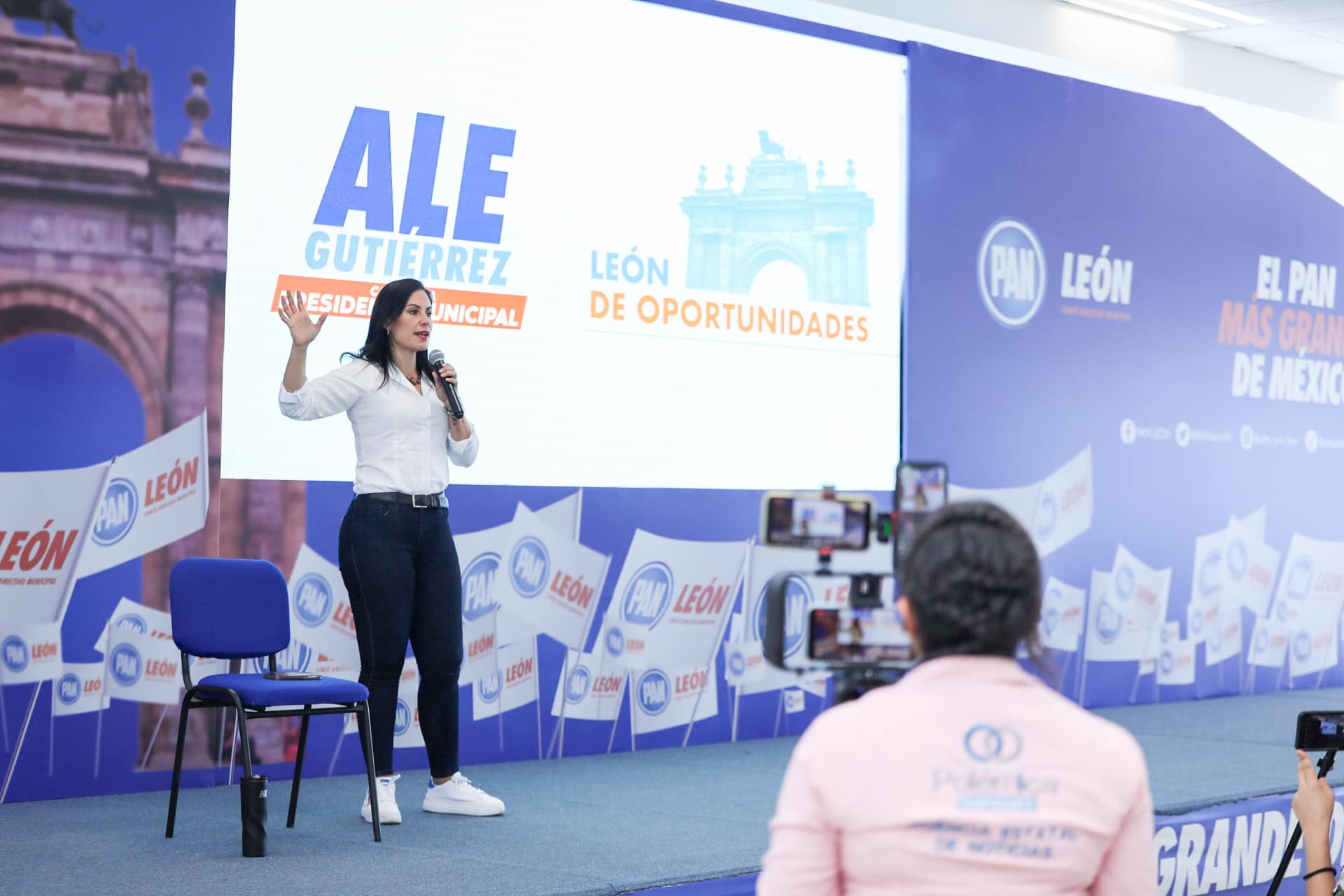 Alejandra Gutiérrez, Candidata del PAN, Presenta Plan de Desarrollo Económico y del Campo para León