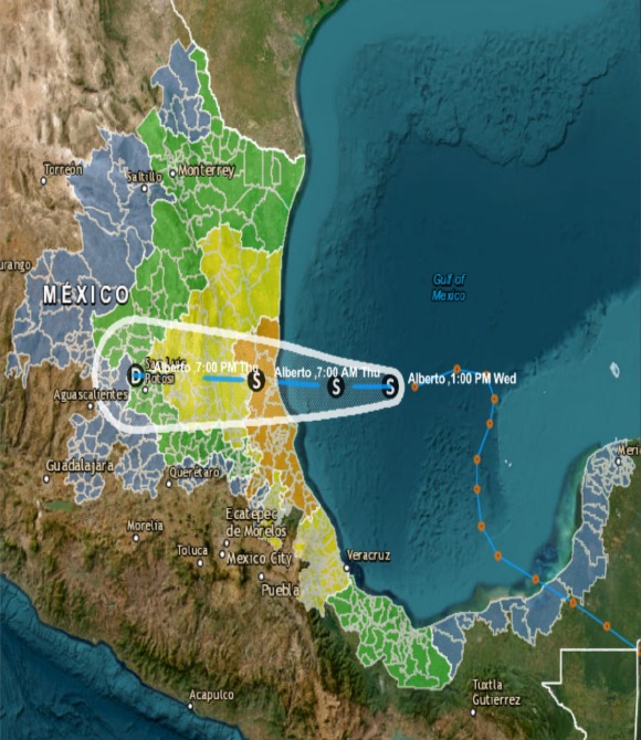 Se pronostican lluvias fuertes en Guanajuato en las siguientes horas