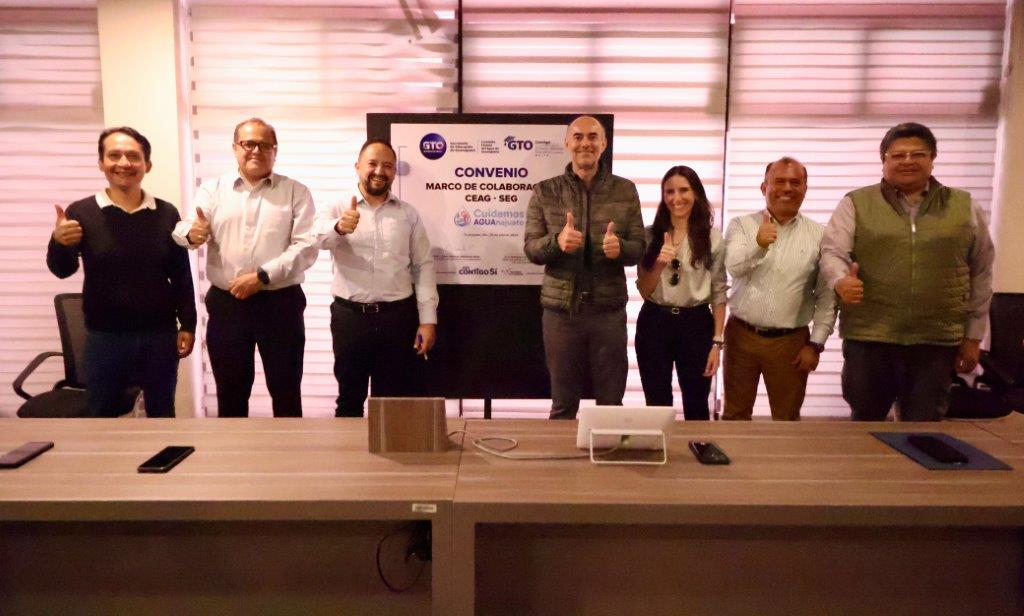 Firman convenio de colaboración la Secretaría de Educación de Guanajuato y la Comisión Estatal del Agua