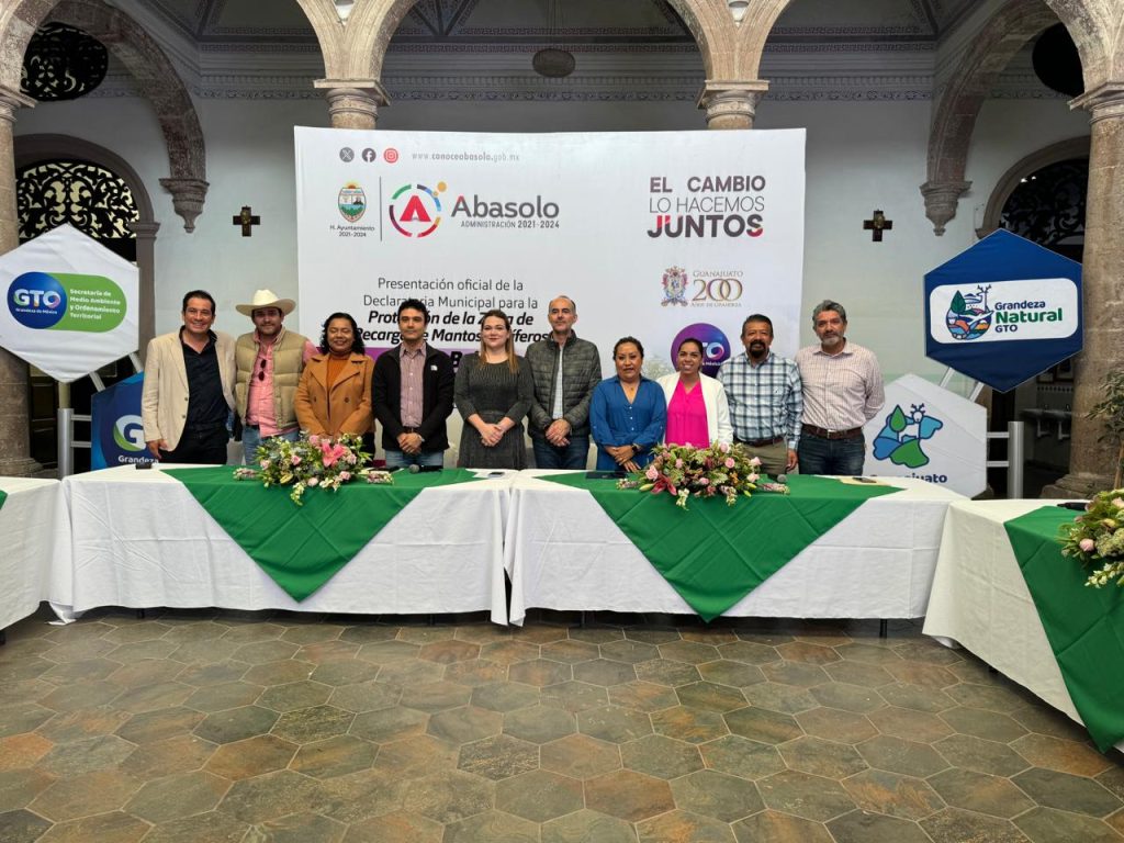 Tiene Guanajuato, nueva declaratoria Municipal de Protección de Zona de Recarga de Acuíferos