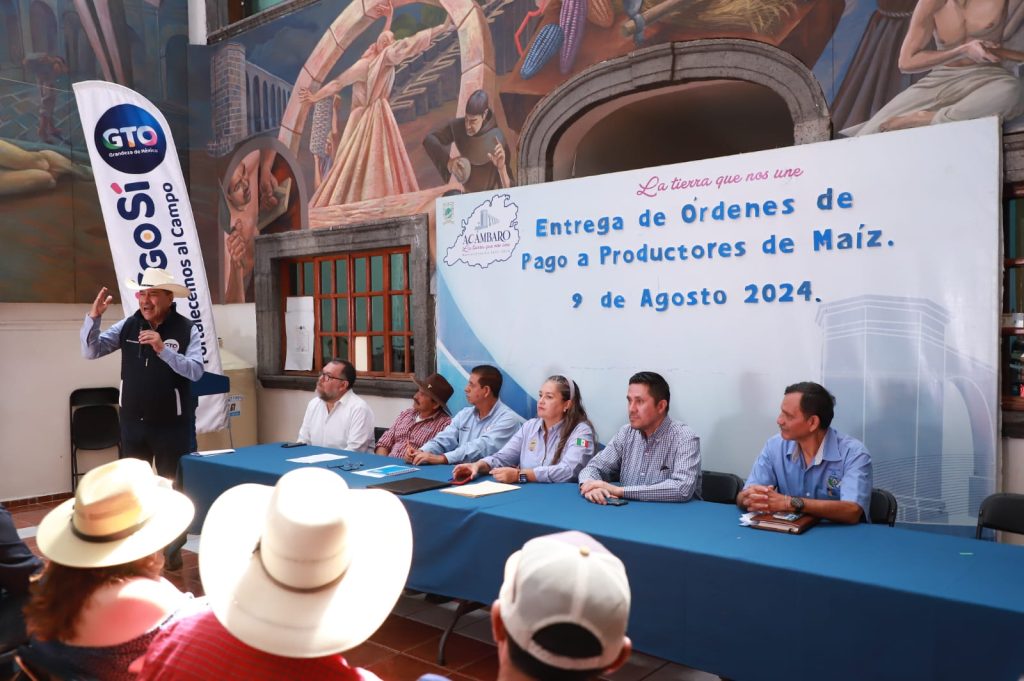 Apoya SDAyR a 66 productores de maíz acambarenses