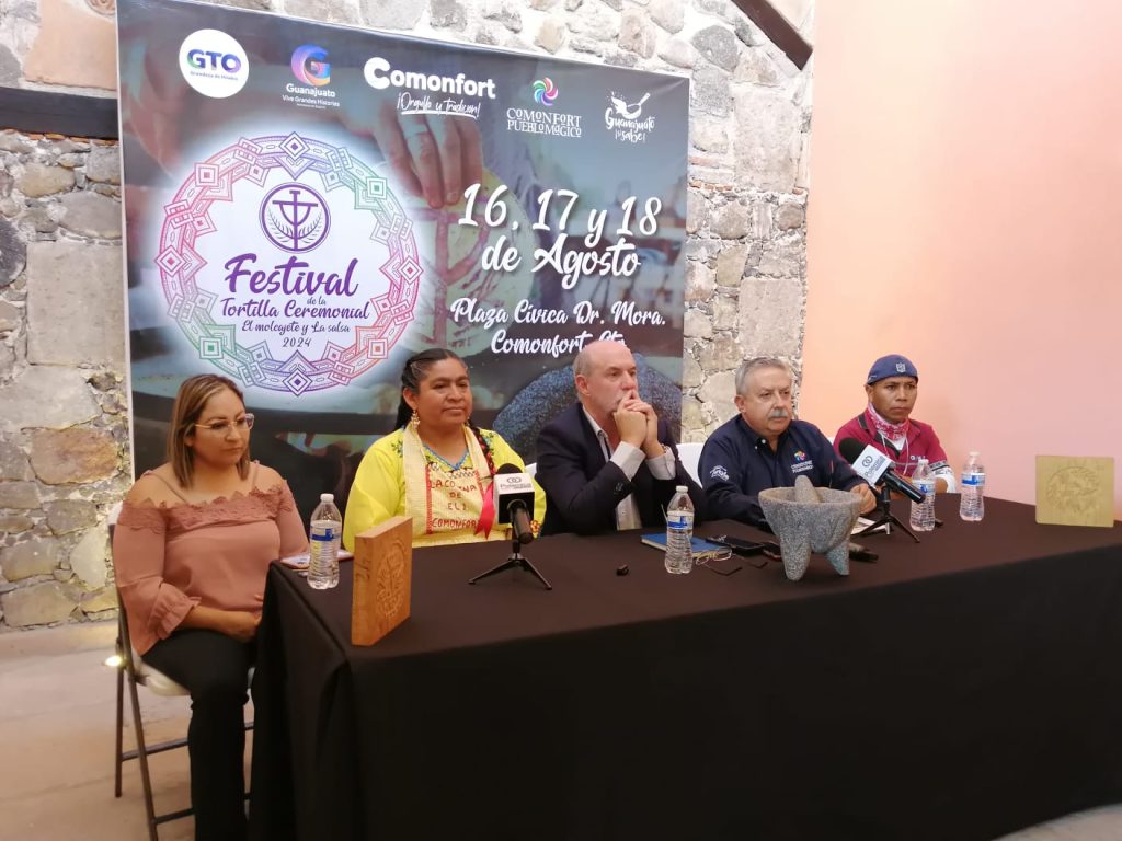 Comonfort Celebra la 11ª Edición del Festival de La Tortilla Ceremonial, El Molcajete y La Salsa