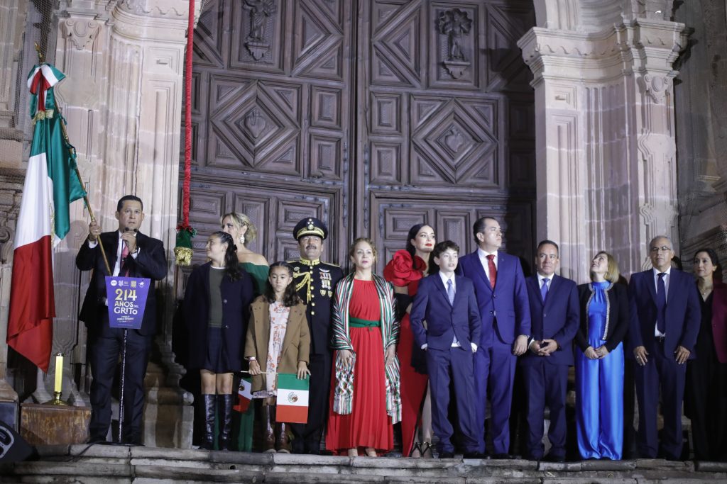 Diego Sinhue encabeza emotiva ceremonia del Grito de Independencia en Dolores Hidalgo