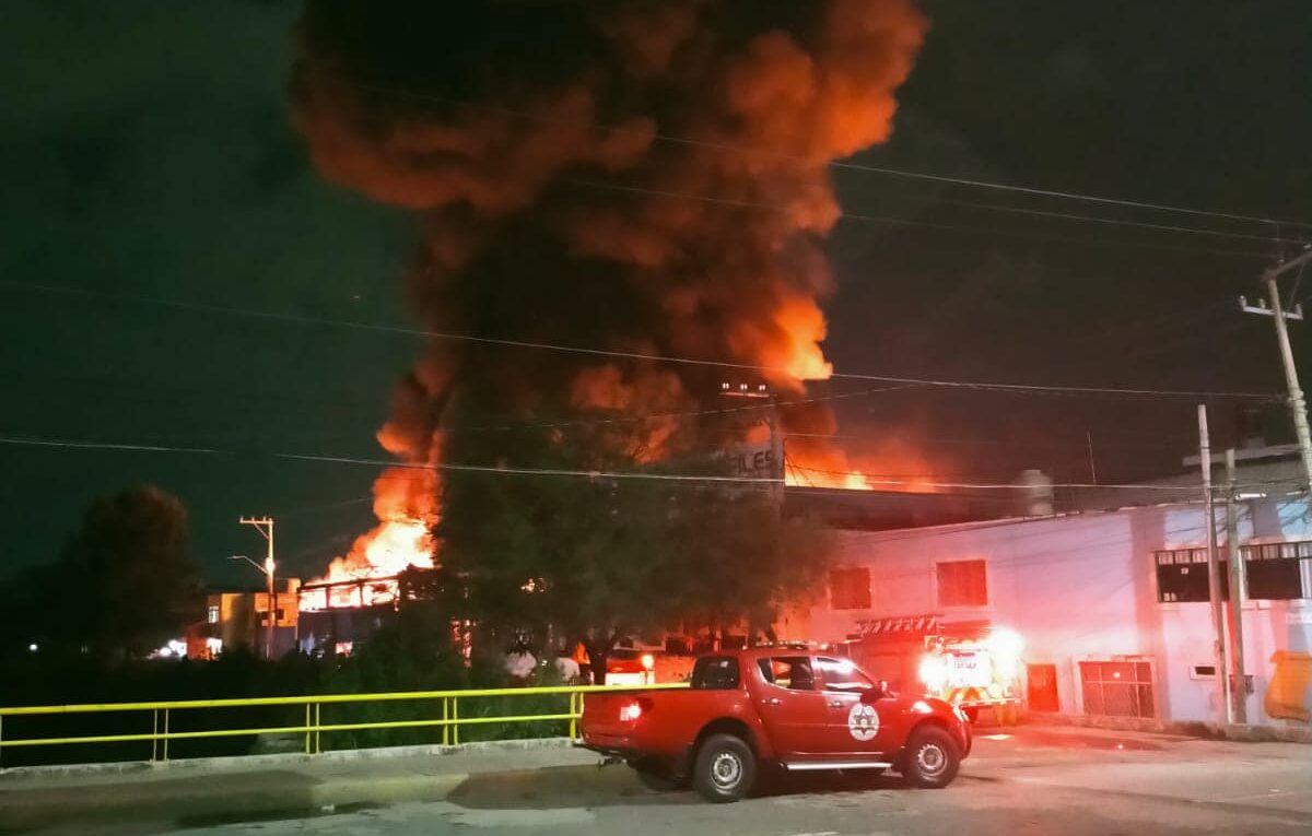 Incendio en maderería de Los Aguacates causa pérdidas materiales significativas