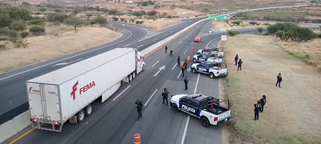 Estrategia CONFIA reduce el robo al transporte federal en Guanajuato