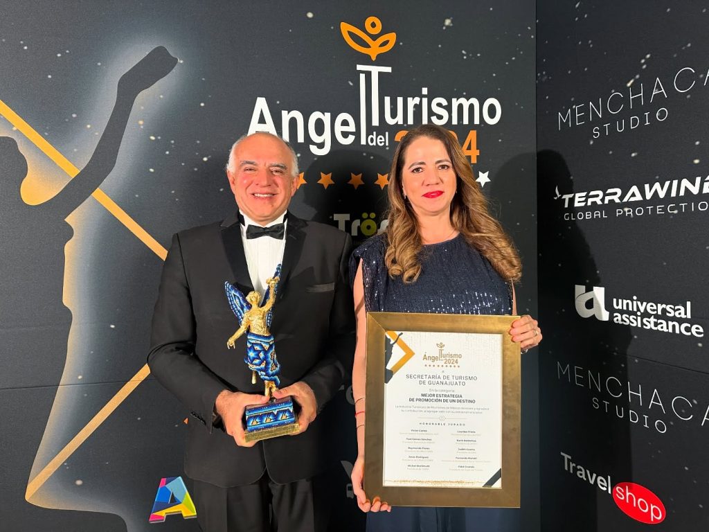 Guanajuato brilla en los Premios Ángel del Turismo