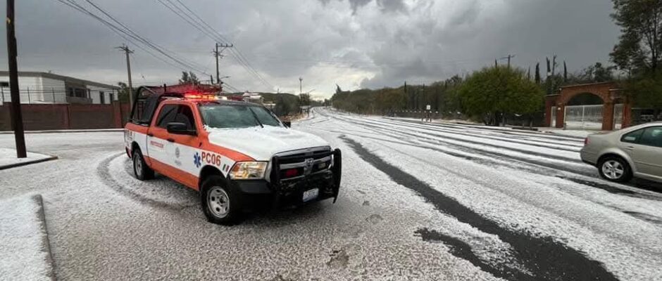 Granizada en Moroleón