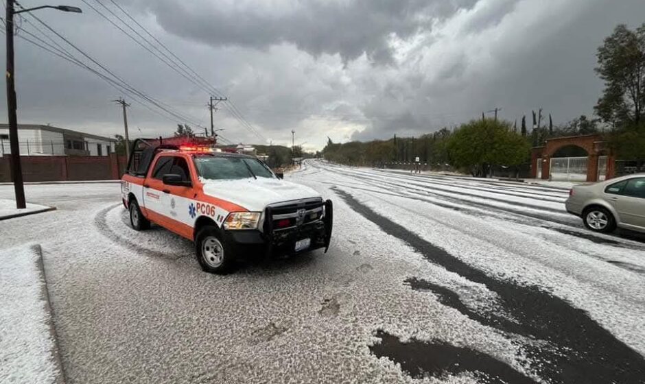 Granizada en Moroleón