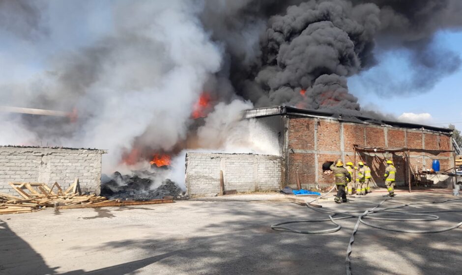 incendio en recicladoras