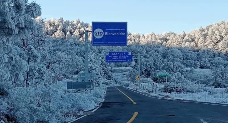 Nevadas en Guanajuato