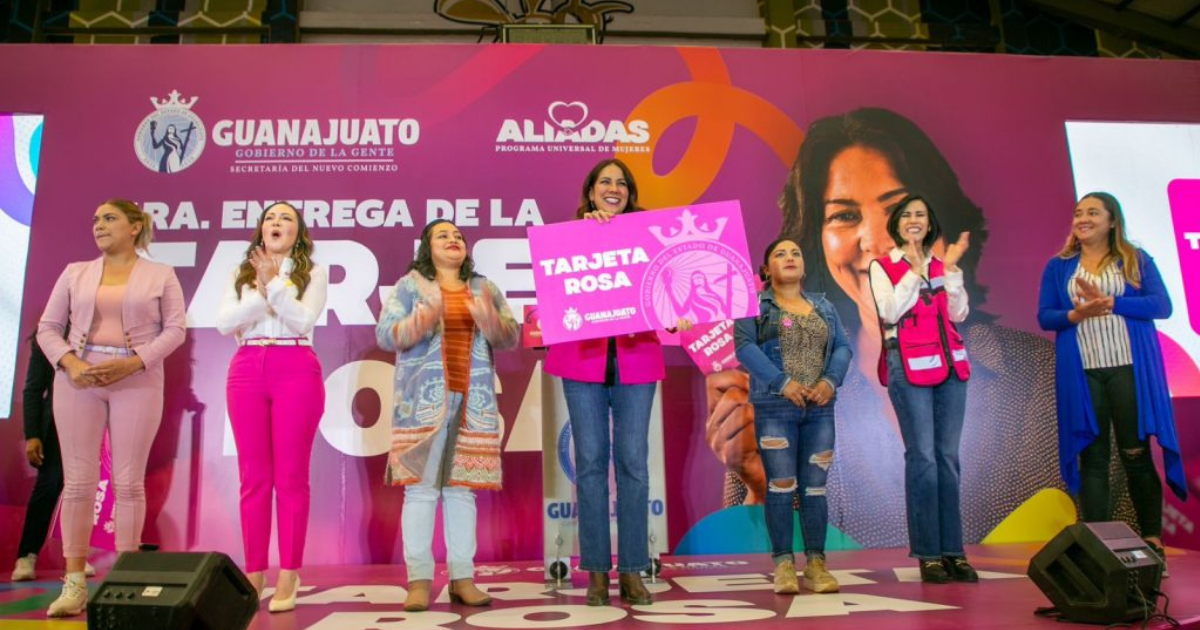La Tarjeta Rosa llega a Guanajuato: apoyo directo para miles de mujeres