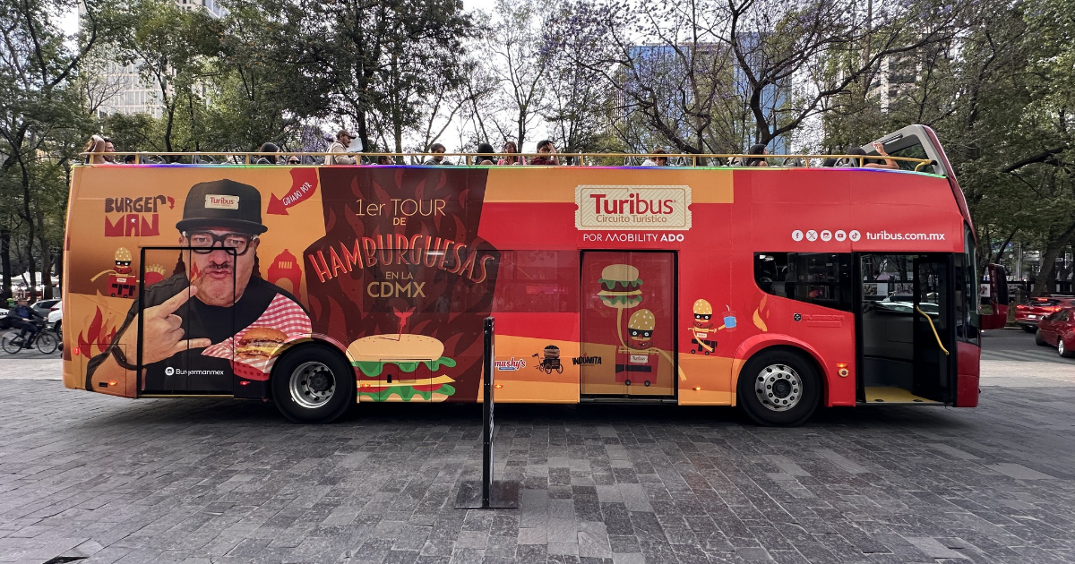 Turibus BurgerMan: la ruta de hamburguesas que arrasa en la CDMX