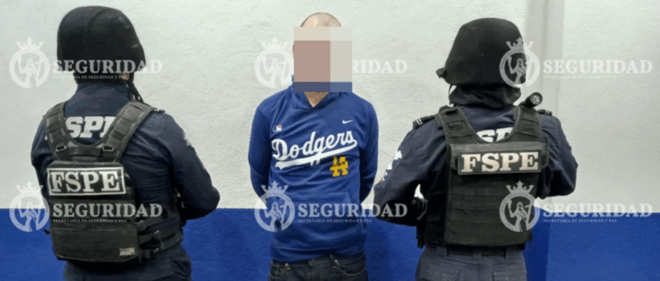 Detenido con cristal