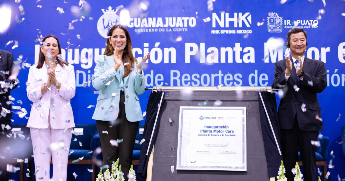 NHK Spring México y Guanajuato fortalecen alianza con nueva planta de motor core en Irapuato