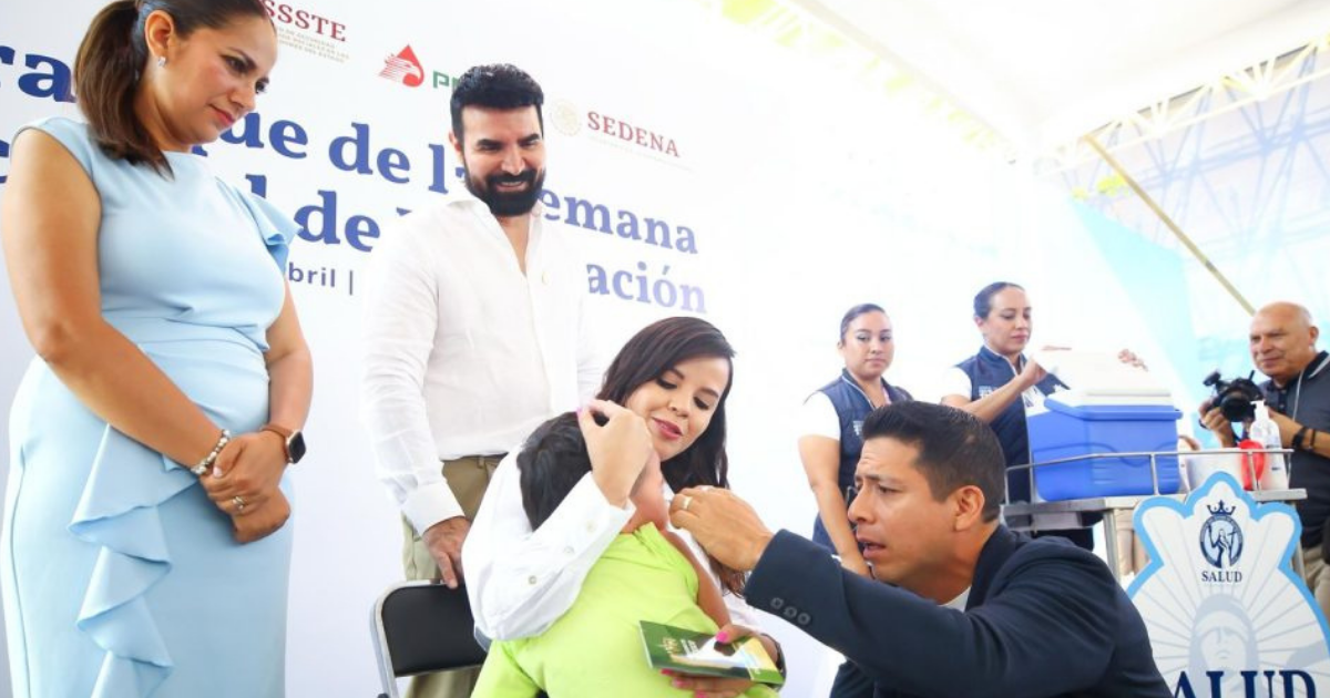 Vacunación: el mejor regalo de amor para niñas y niños en Guanajuato