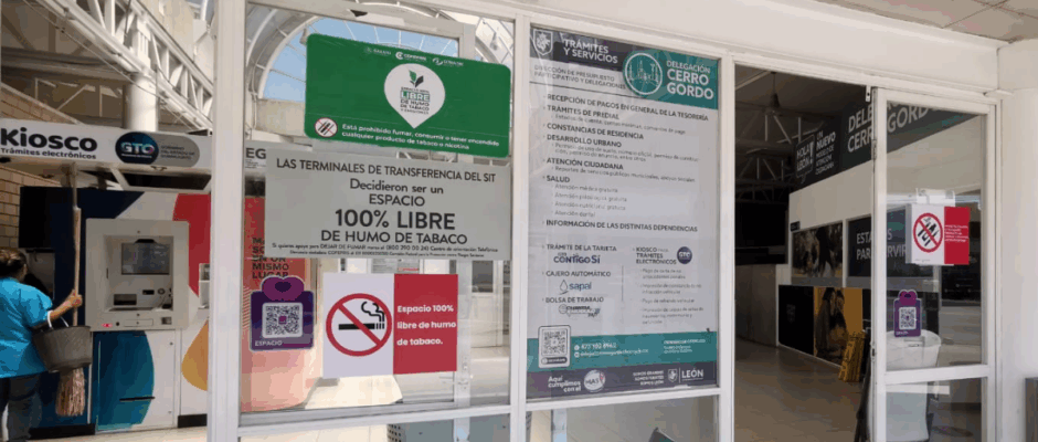 espacios libres de tabaco