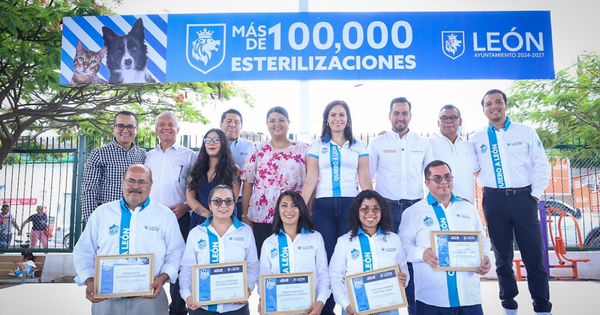 León lidera en bienestar animal con más de 100 mil esterilizaciones gratuitas