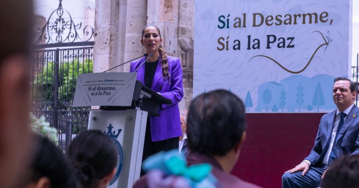 “Sí al Desarme, Sí a la Paz”: Guanajuato apuesta por seguridad sin armas