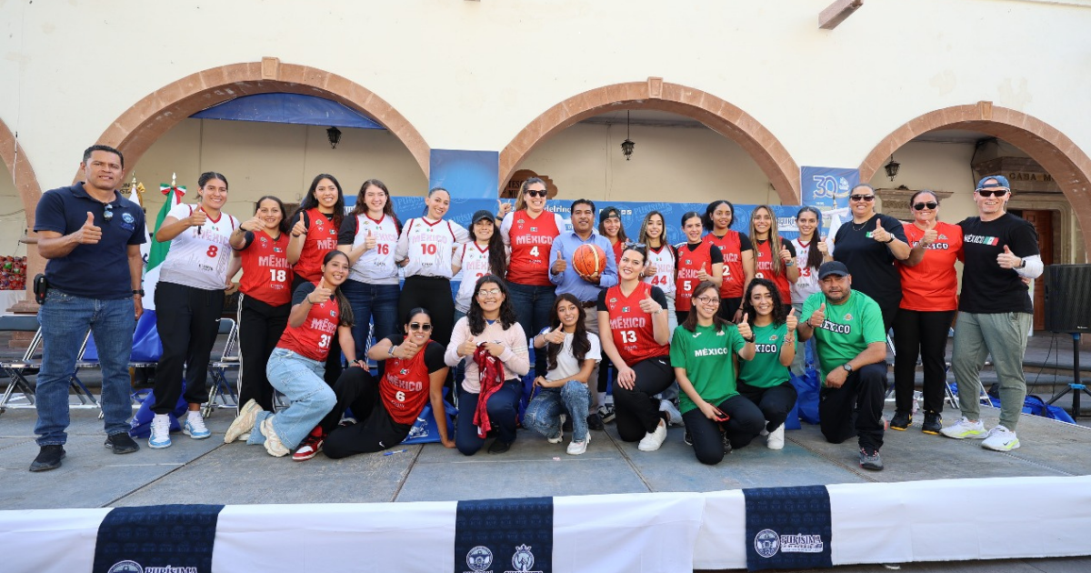 Purísima del Rincón vibra con el debut de la Selección Mayor Femenil de Básquetbol