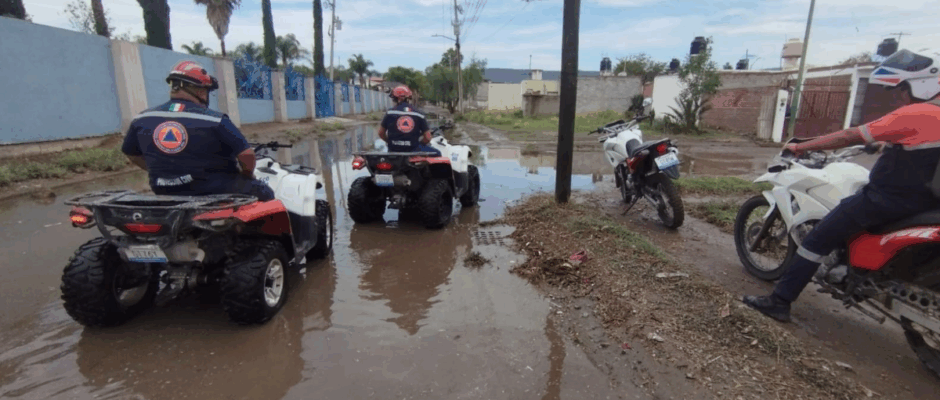 lluvia intensa Purísima