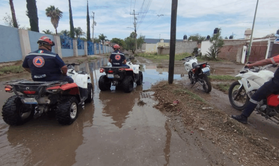 lluvia intensa Purísima