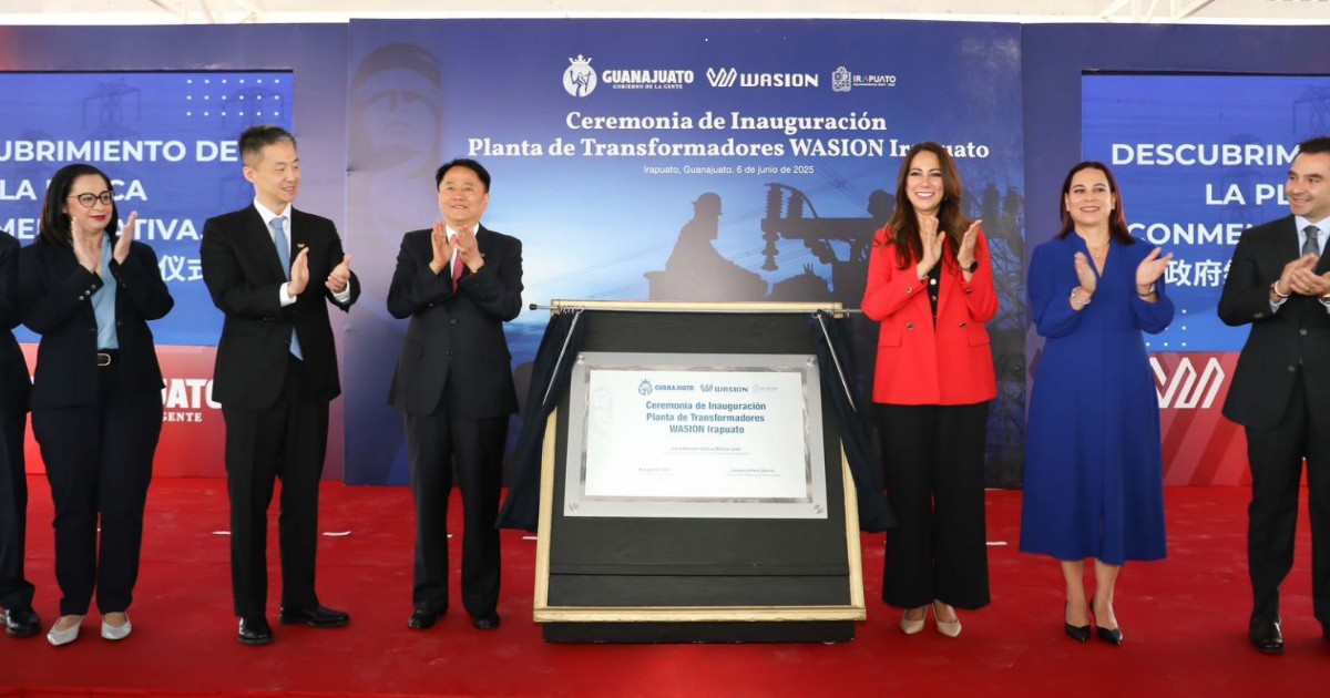 Guanajuato impulsa la industria eléctrica con nueva planta de Wasion MX en Irapuato