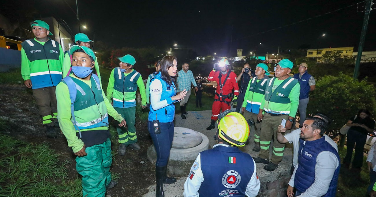 León protege a los más vulnerables con operativos ante lluvias: nadie se queda atrás