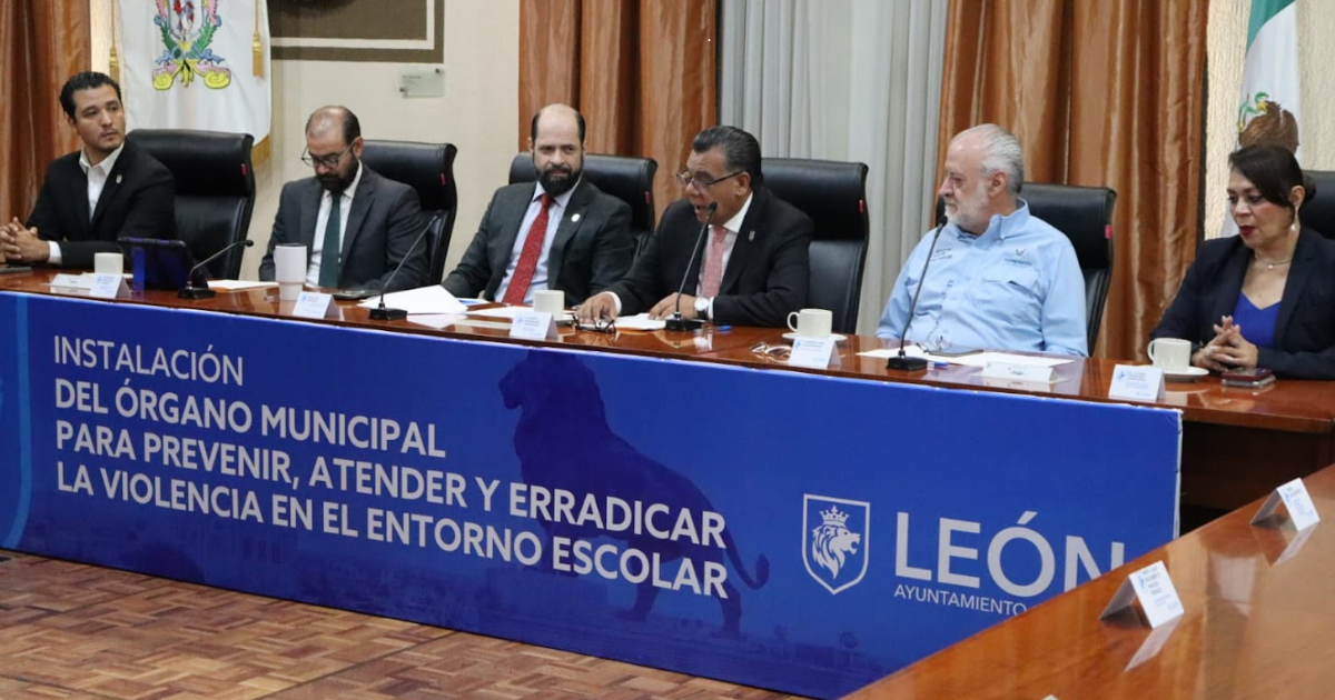 León instala órgano clave contra la violencia escolar