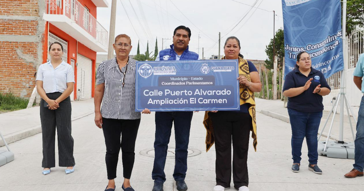 Purísima transforma Puerto Alvarado con obra que mejora movilidad y calidad de vida
