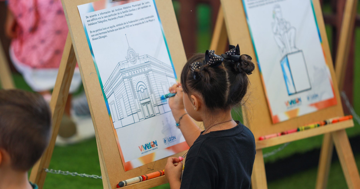 Talleres infantiles gratuitos transforman Vive León 2025 en una fiesta creativa