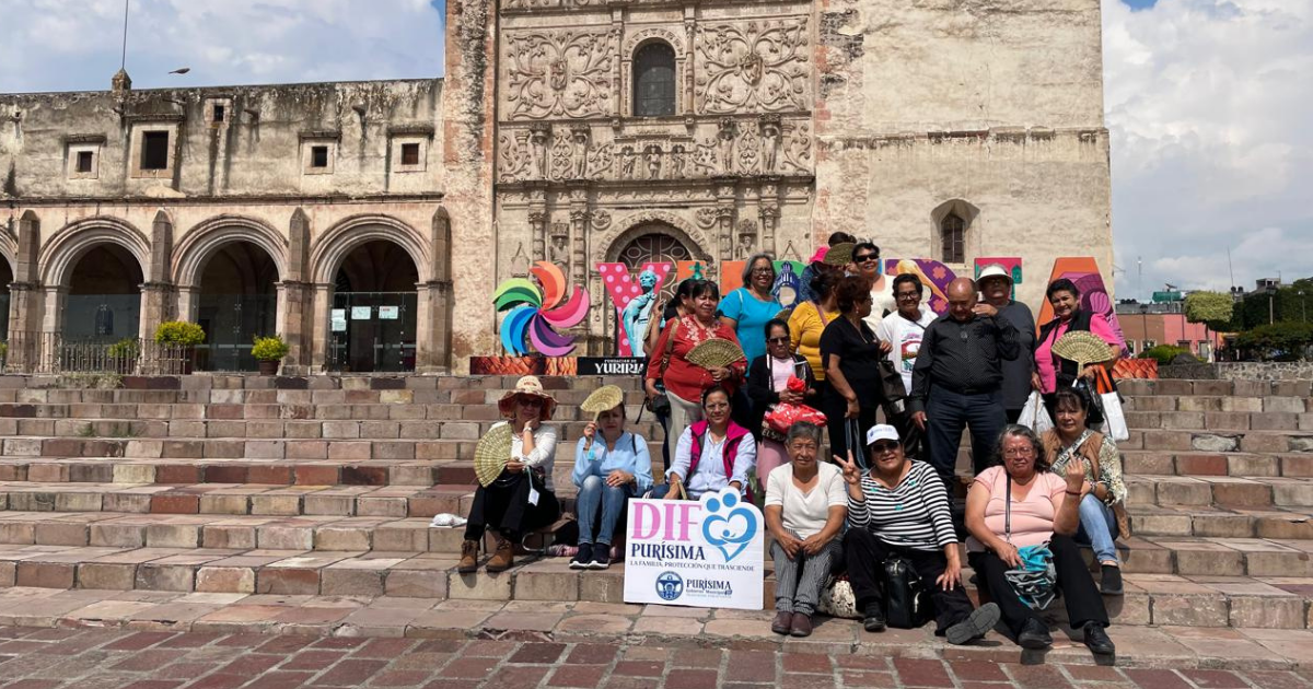 Adultos mayores de Purísima disfrutan experiencia única en Yuriria