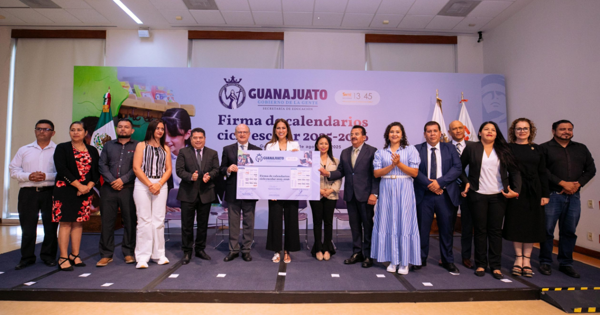 Guanajuato apuesta por la educación con nuevos calendarios escolares 2025-2026