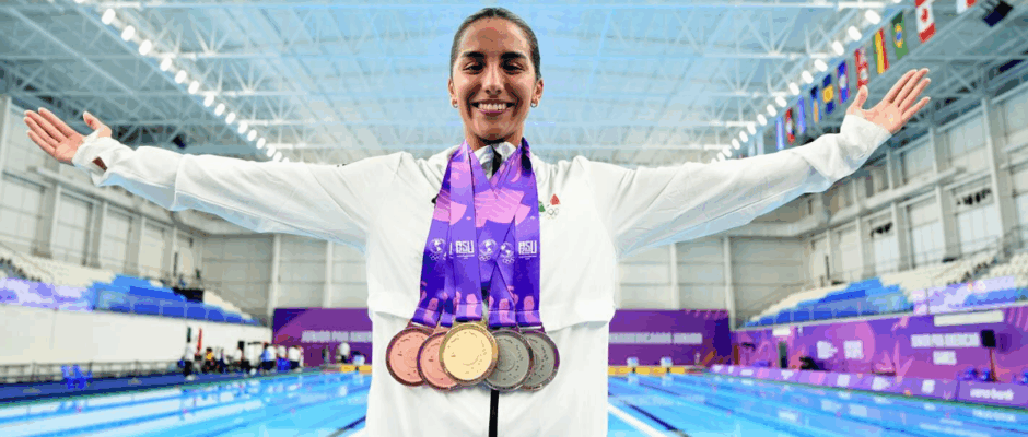 Celia Pulido medallista