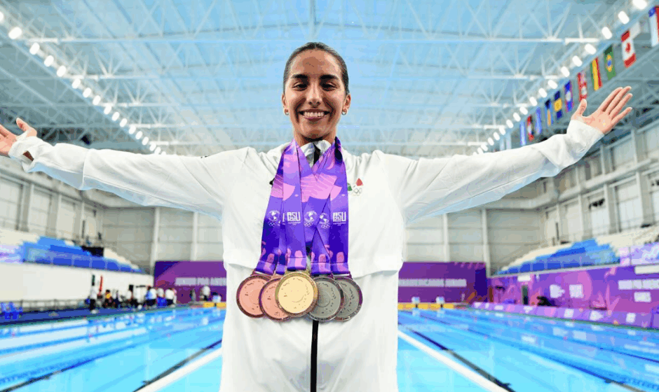 Celia Pulido medallista