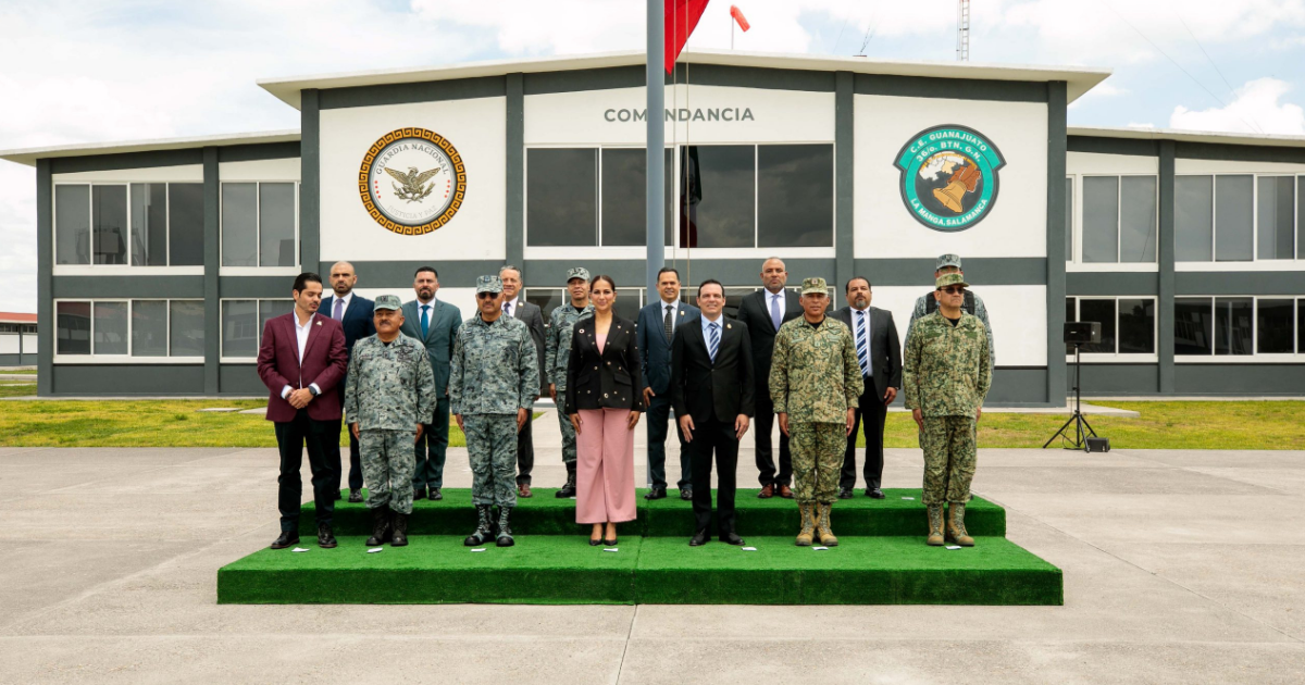 Nuevo Batallón de la Guardia Nacional refuerza la seguridad en Guanajuato