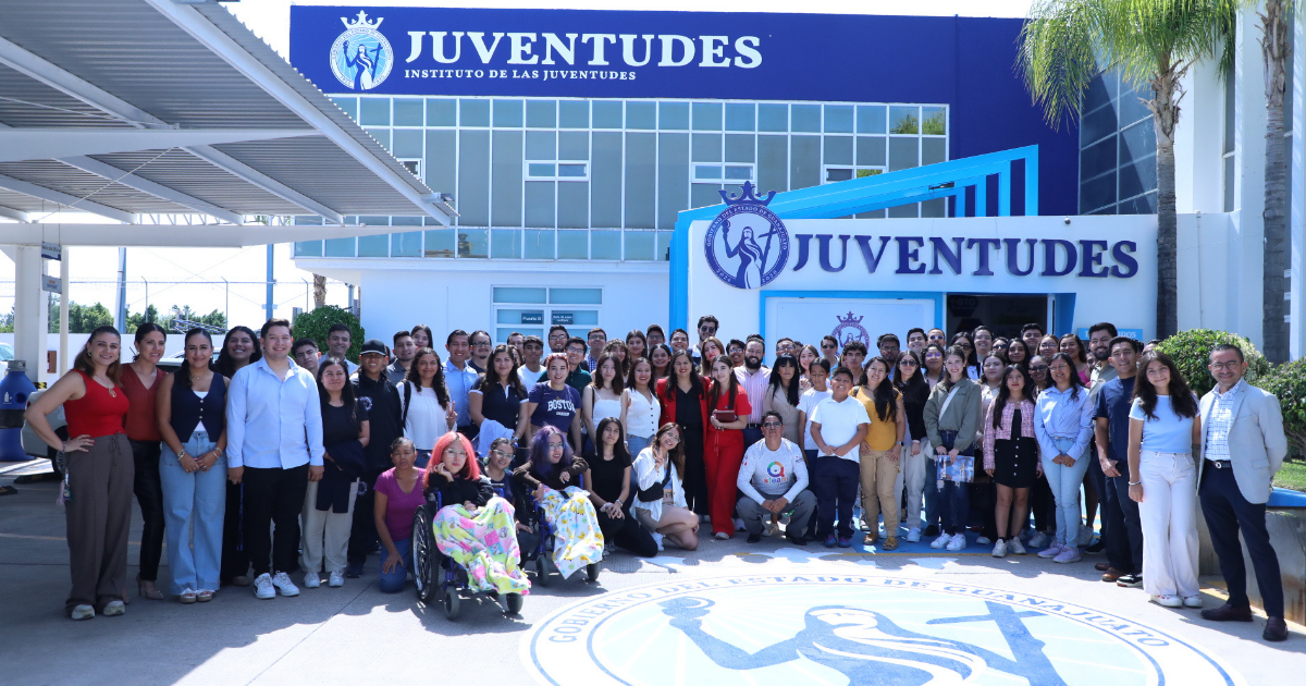 Juventudes de Guanajuato celebran su día con actividades, premios y mentoría