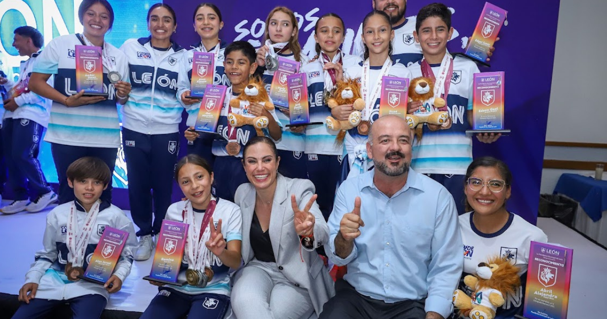 León brilla con 175 medallas en la Olimpiada Nacional 2025