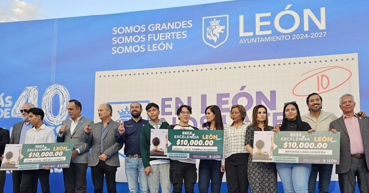 León duplica Becas Excelencia y beneficiará a más de 2 mil estudiantes