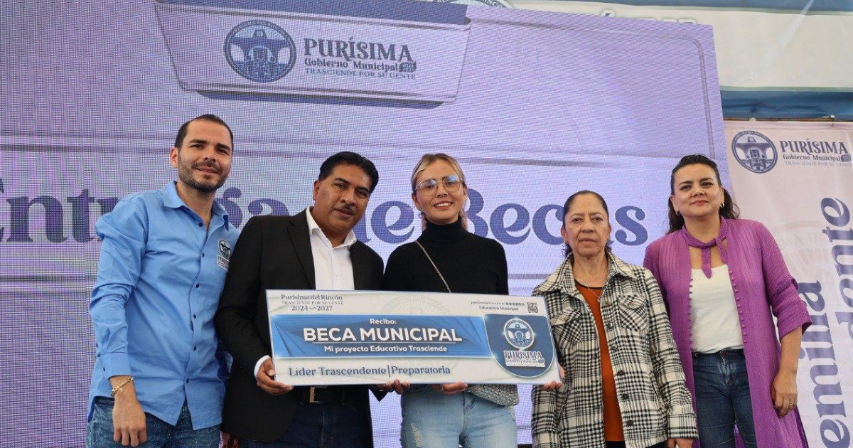 Purísima del Rincón impulsa talento con más de mil becas educativas