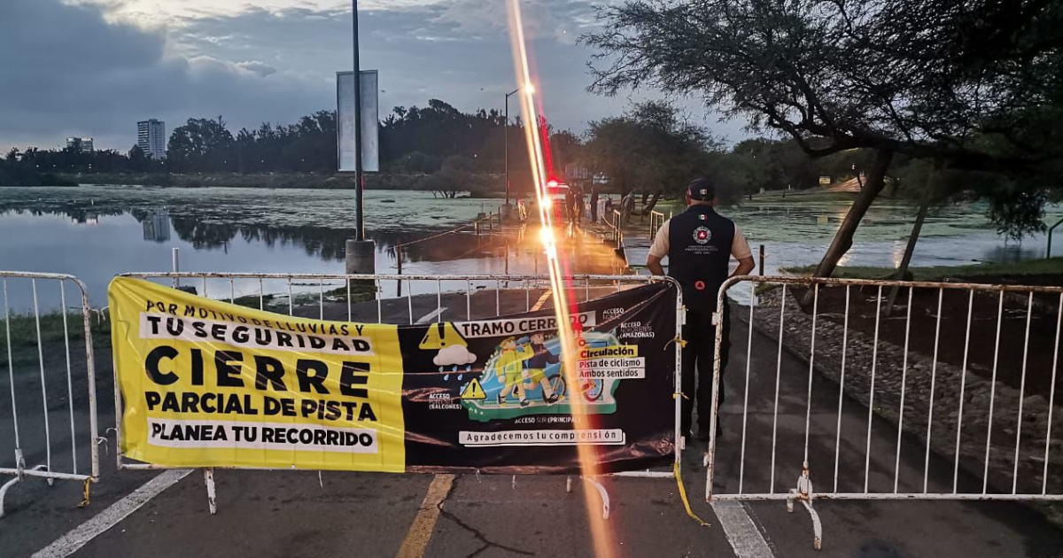Presa El Palote provoca cierre parcial en el Parque Metropolitano de León
