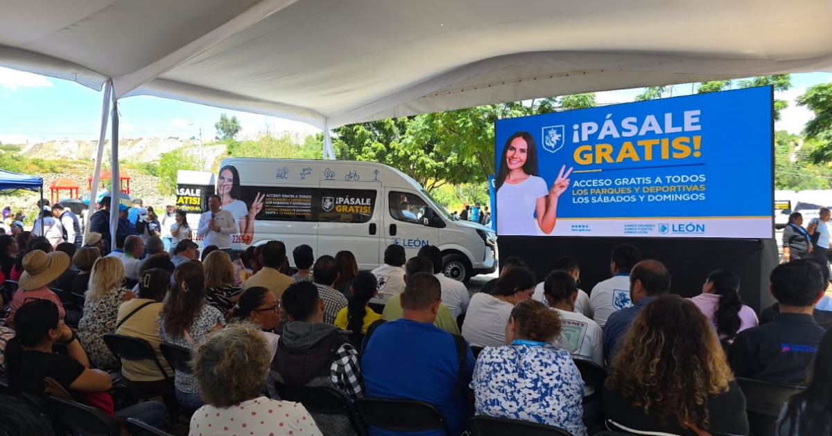 León impulsa la red de parques más grande de México con transporte gratuito