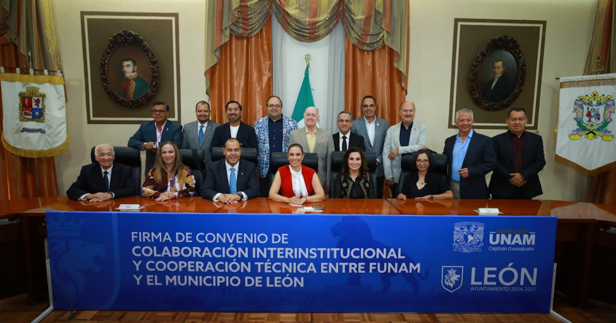 Convenio León y FUNAM abre nuevas oportunidades educativas y culturales