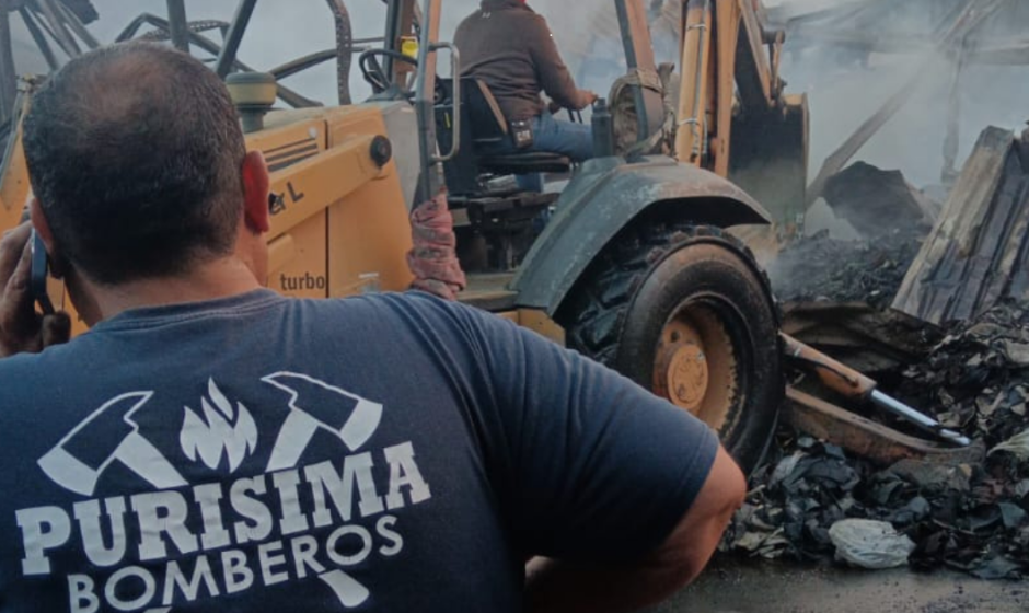 Incendio en Purísima