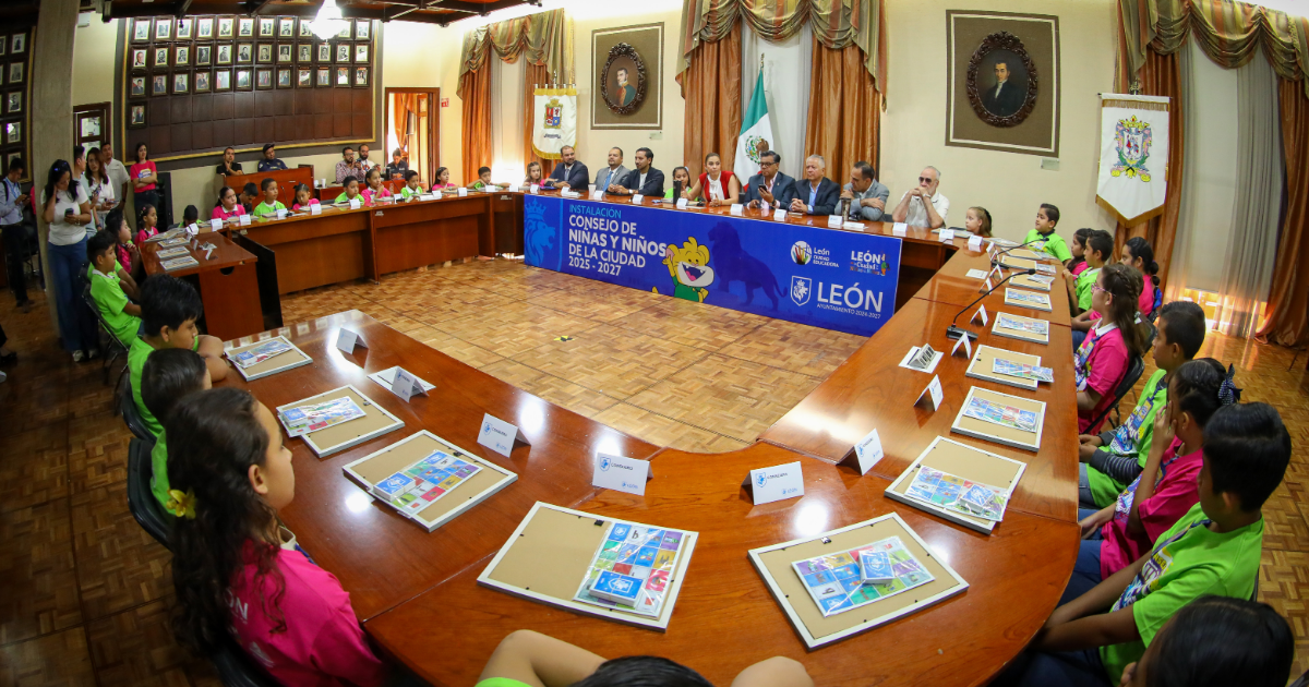 Consejo de Niñas y Niños 2025-2027: León escucha los sueños de su infancia