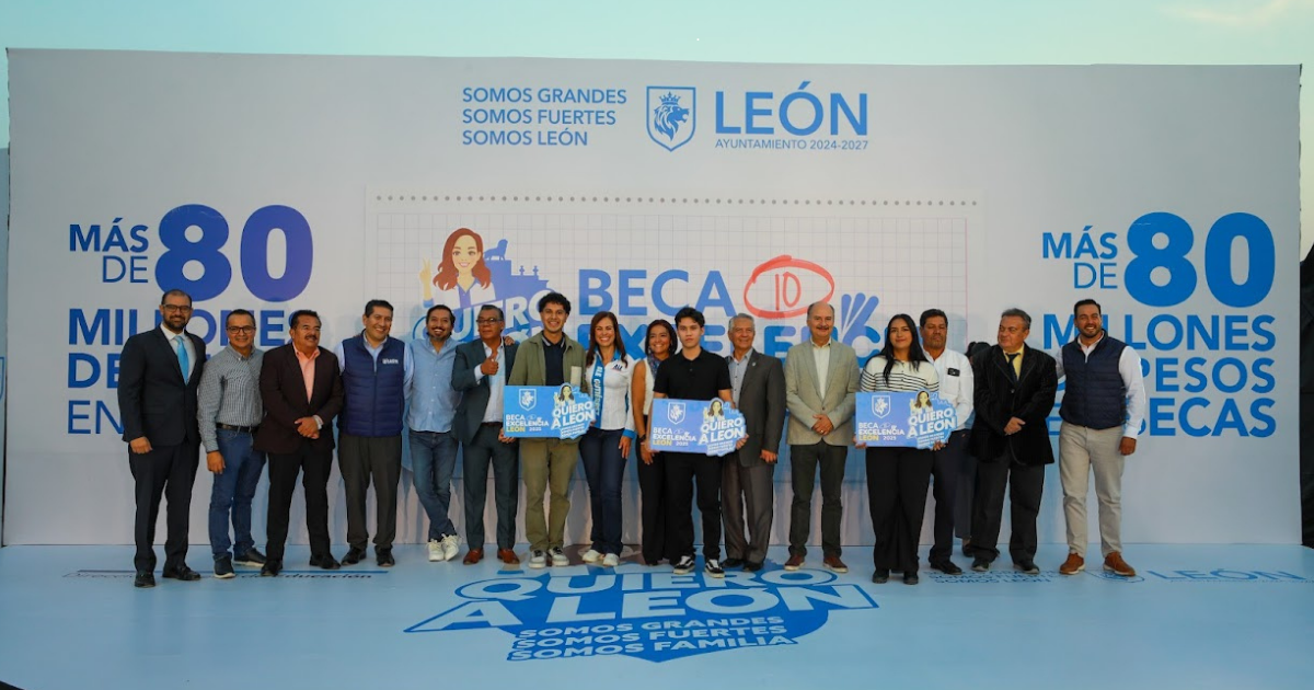 Becas Excelencia en León impulsan la educación y reconocen a estudiantes sobresalientes